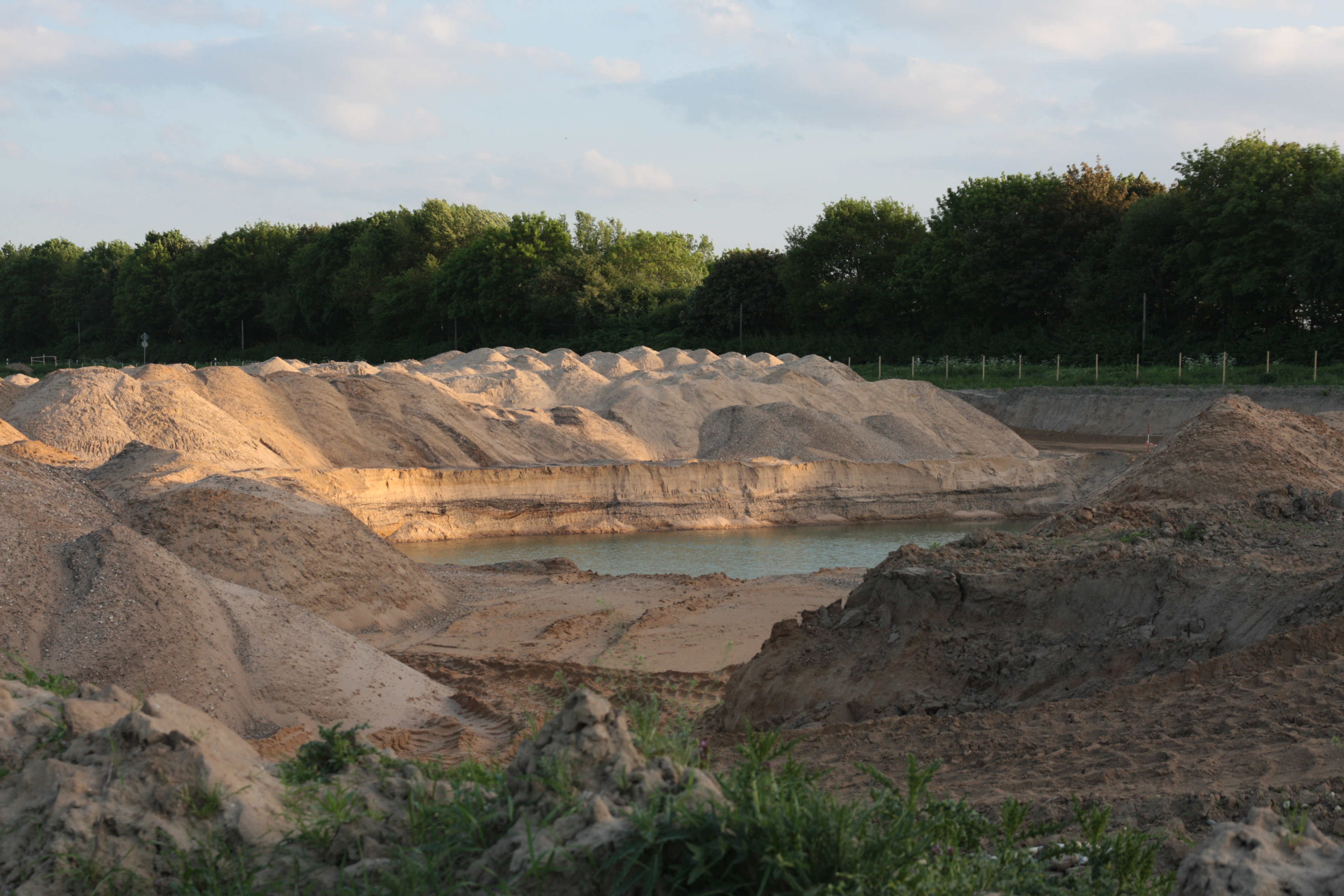 Der Kiesabbau und die Folgen Da wird behauptet, dass es massive